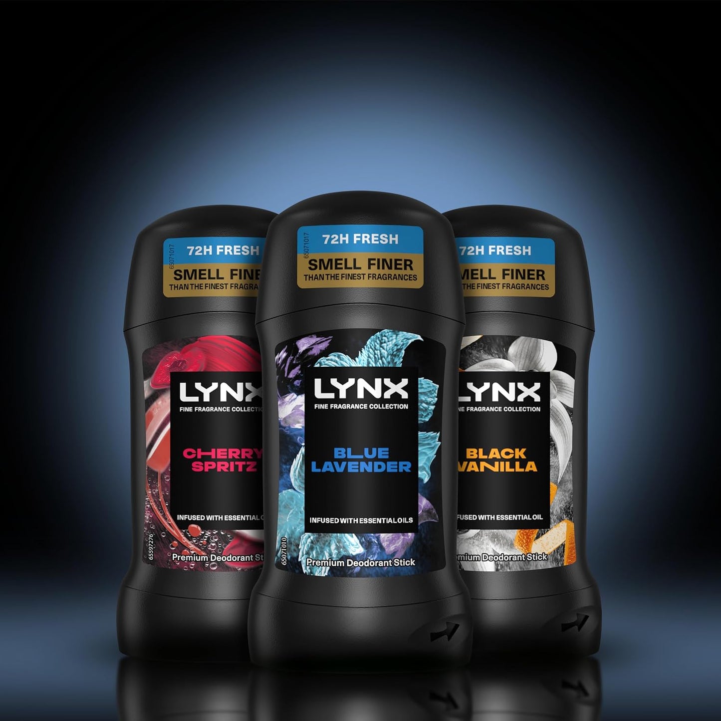 Lynx Fine Fragrance Collection Blue Lavender Premium Deodorant Stick Men's Deodorant with a lavender, mint &amp; amber fragrance for 72 hour odour protection 50 ml