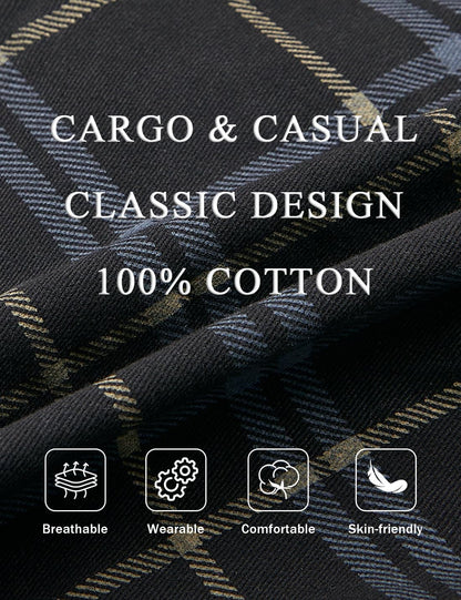 iCKER Multi-Pocket Cotton Cargo Shorts – casual comfort with camo flair