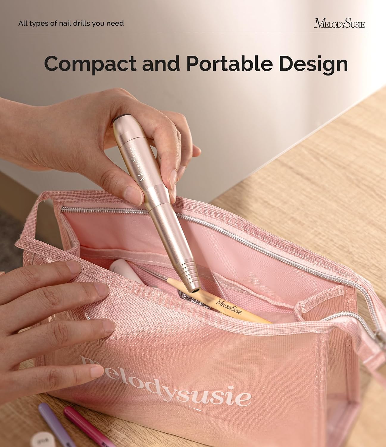 Why the MelodySusie PC120I Nail Drill feels like a tiny salon in your bag