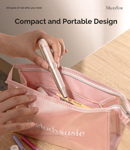Why the MelodySusie PC120I Nail Drill feels like a tiny salon in your bag