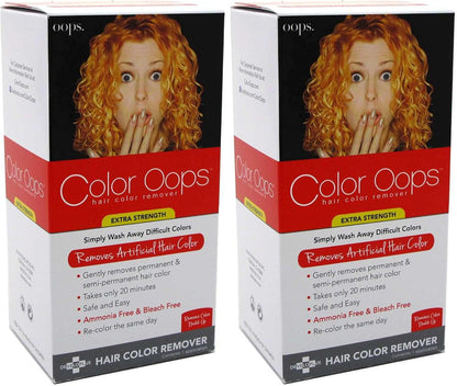 Color Oops Hair Color Remover Extra Strength 1 Application (Set of 2) by Developlus