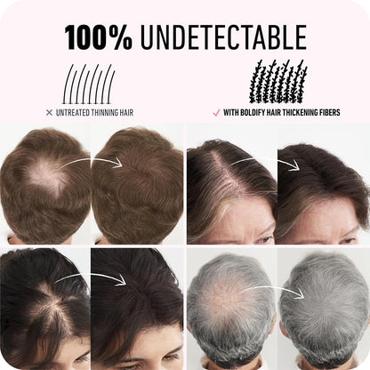 BOLDIFY Hair Fibers - Fill In Thinning and Fine Hair for an Instantly Fuller, Thicker Look - 14 Shades for Women &amp; Men