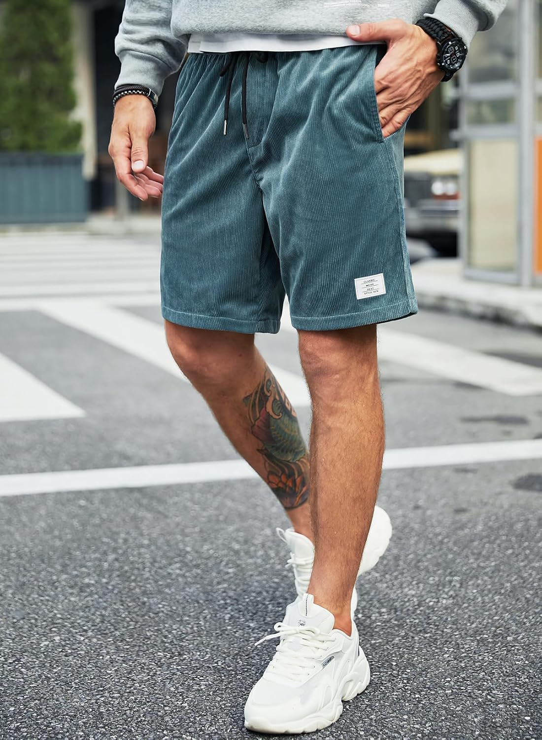 Corduroy Comfort for Summer Workouts