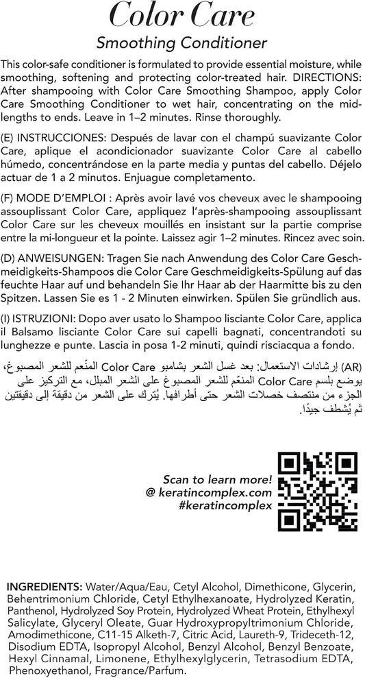 Color Care by Keratin Complex Smoothing Conditioner 400ml