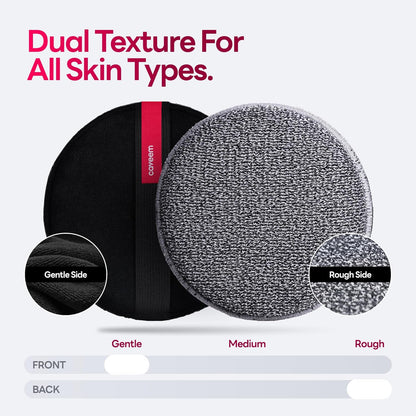 Caveem Exfoliating Body Scrubber, Bath and Body Scrub Buffer, Body Exfoliator for Remove Dead Skin, Gentle and Rough Lightweight Sponge for Shower (2 Pack)