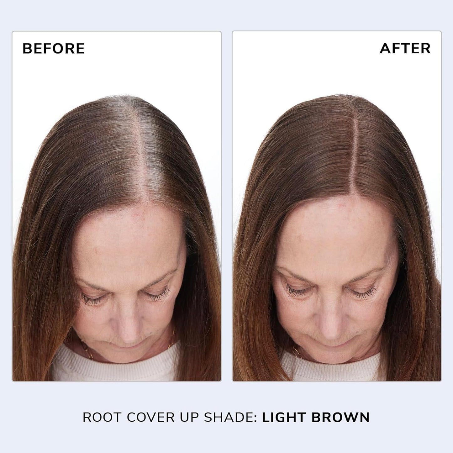 COLOR WOW Root Cover Up, Light Brown – Instant Root Touch Up Powder for Grey Coverage, Highlight Blending, and Fuller-Looking Hairlines | Award-Winning, Water &amp; Sweat Resistant