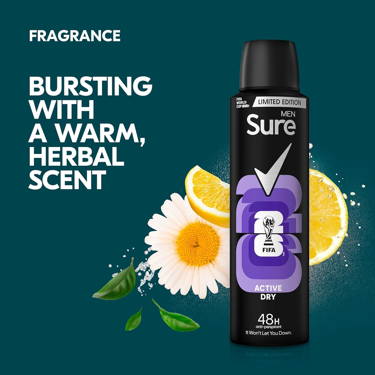 Sure Men FIFA World Cup 2026™ Deodorant Spray 150ml 6 Pack 48h Men's Care