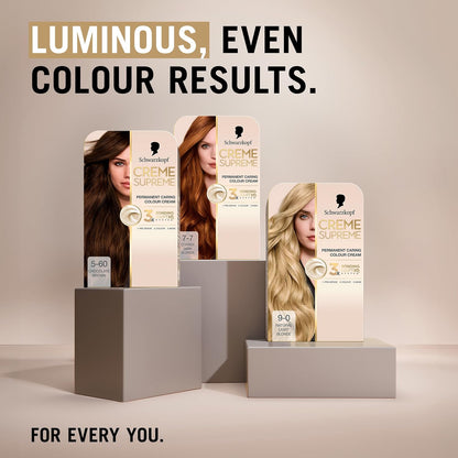 Chocolate brown hair, no drama – just Schwarzkopf Creme Supreme