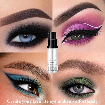 Eyeshadow Primer, Eye Primer, Long Lasting Waterproof Pigment Base for Eyeshadow, 24 Hours Smudge-proof Primer Cream, Hide Wrinkles Transparent Eye Makeup Primer