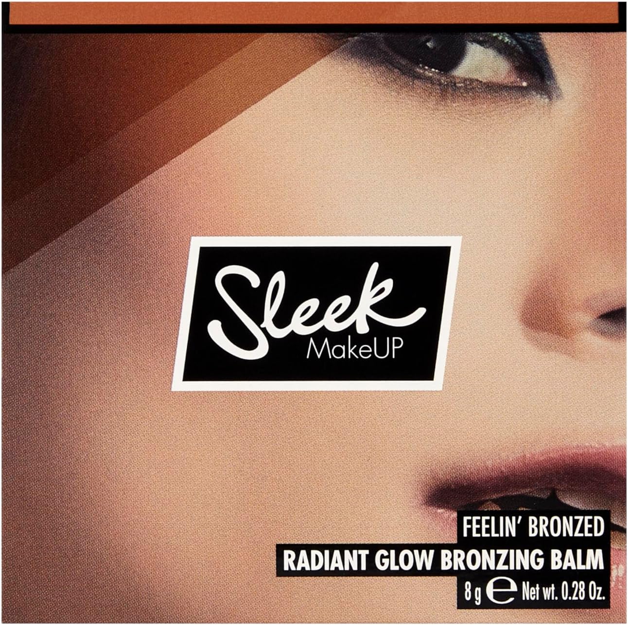 Sleek MakeUP Feelin’ Bronzed Radiant Glow Bronzing Balm, Creamy and Blendable Balm Enriched with Vitamin E, Santa Cruz (Light), 8 g