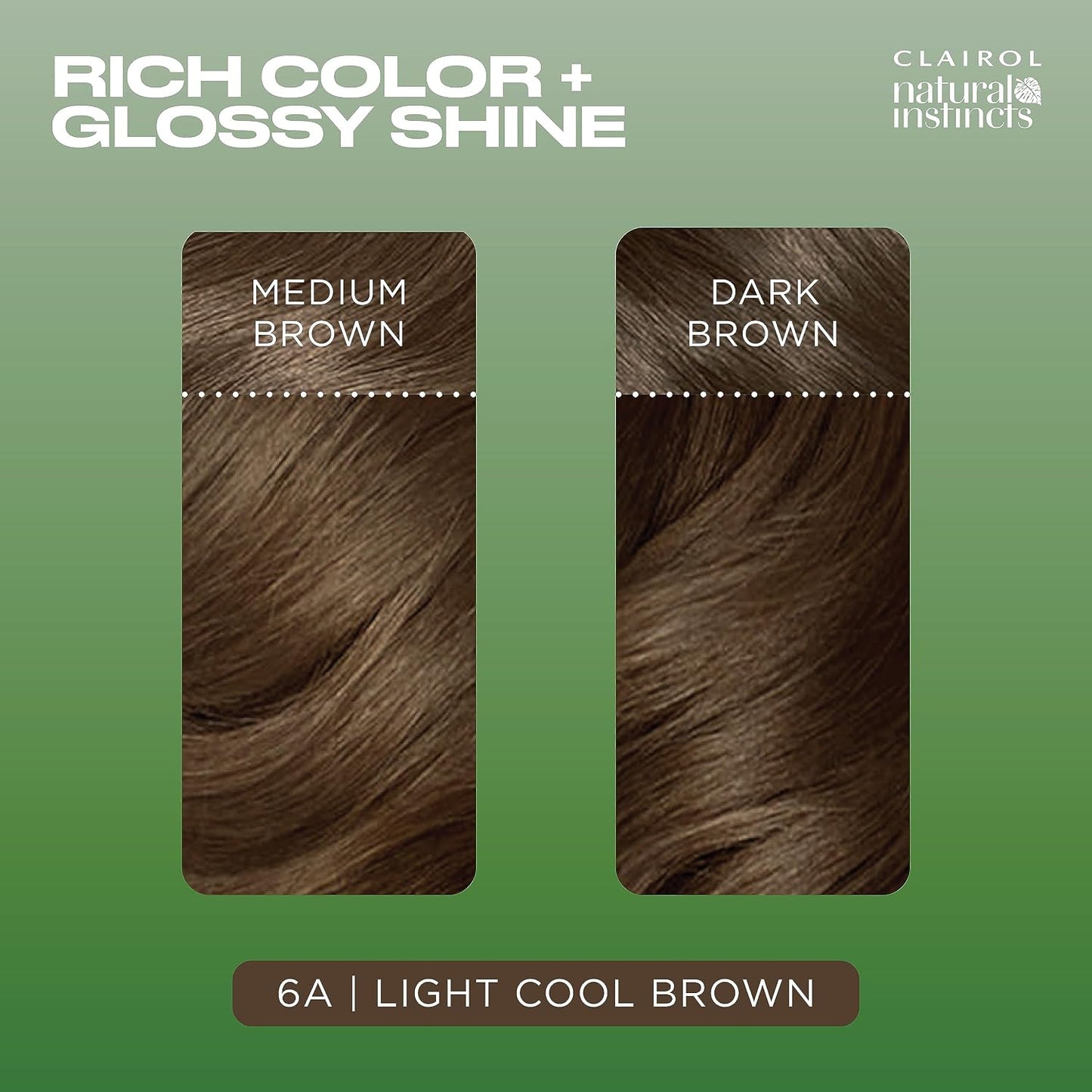 Clairol Natural Instincts 6A Light Cool Brown
