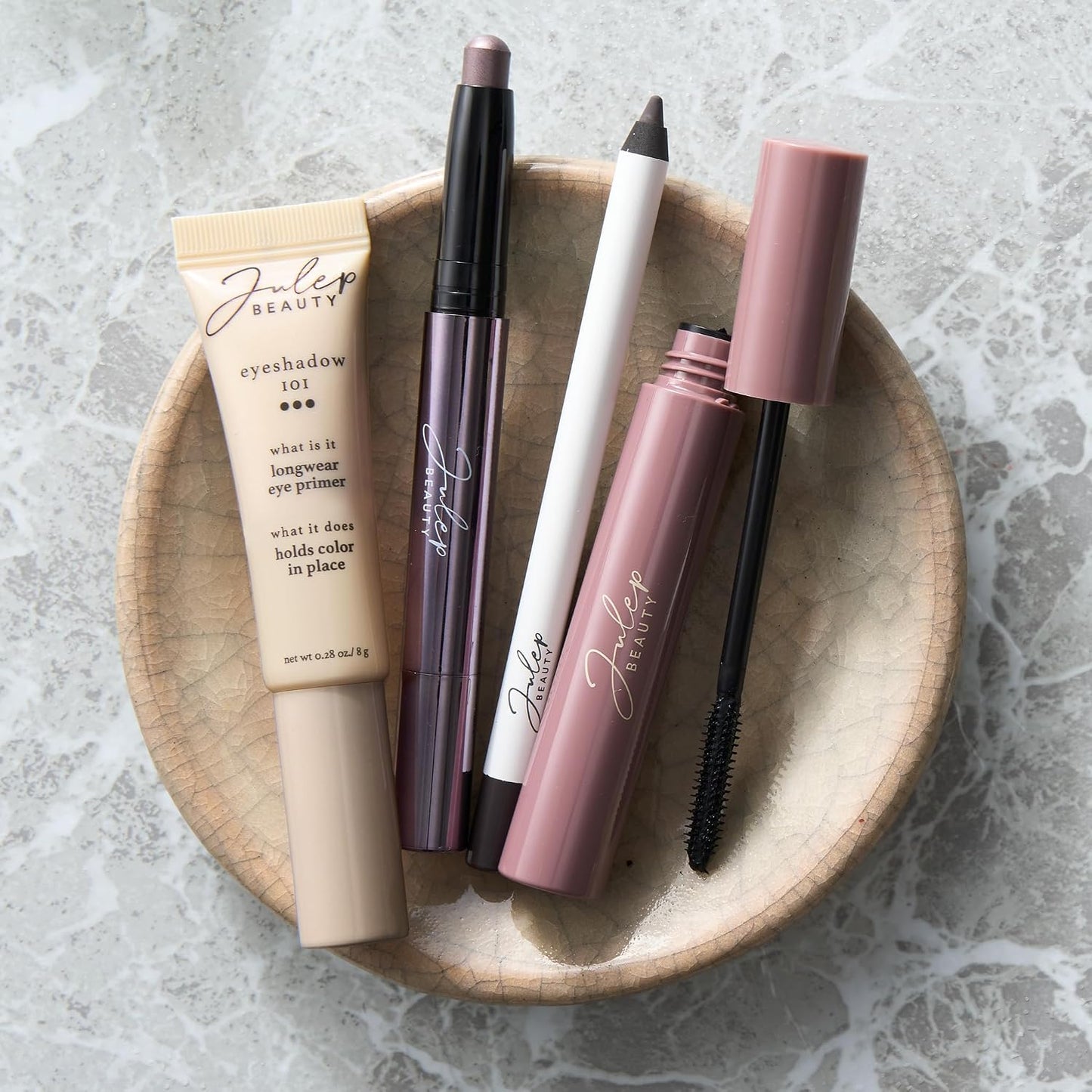 Julep Eyeshadow 101 Longwear Eye Primer - Lightweight, Transparent Eyeshadow Primer with Green Tea &amp; Oil-Absorbing Powder for Vibrant, Long Lasting Crease-Free Eye Makeup Application and Colour