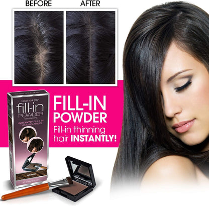 Fill-in with Procapil, Powder, Brown, Medium
