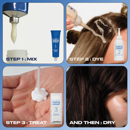 Clairol Lasting Colour Permanent Hair Dye | Ideal Grey Coverage | Shiny and Moisturised Hair | 2 Black