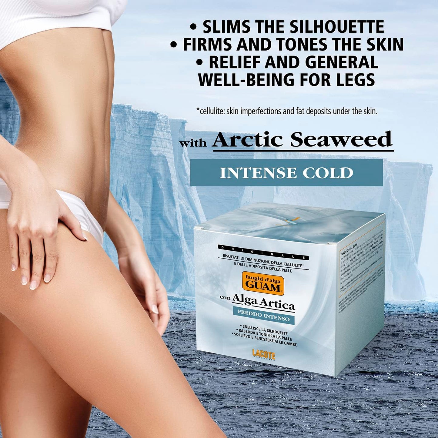 Guam Mud D'Alga Cold Intense With alga Artica 500 Grams