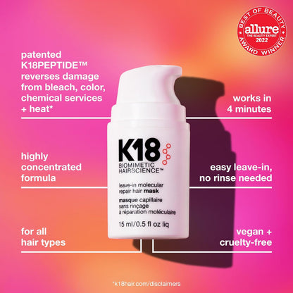 Why the K18 Leave‑In Molecular Hair Mask feels like a cheat‑code for damaged hair