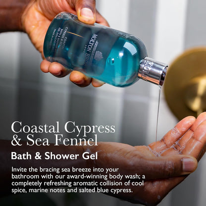 Molton Brown Coastal Cypress &amp; Sea Fennel Bath &amp; Shower Gel 300 ml