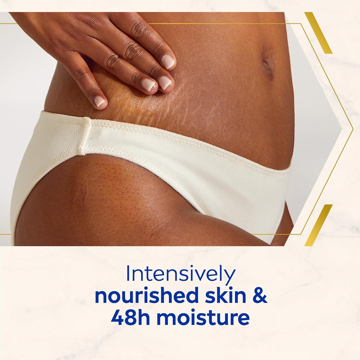 NIVEA Luminous 630 Anti Stretch Marks &amp; Dark Spots Body Cream (200ml), 48-Hour Moisturising Cream Reduces Stretch Marks, Sun Blemishes and Pigment Spots, With Thiamidol