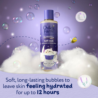 Evening bubbles that whisper “good night”