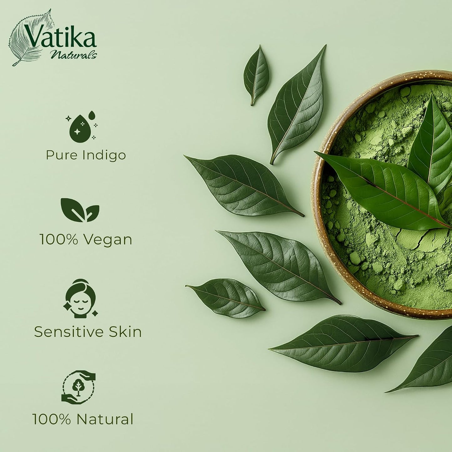 Vatika Naturals Henna Burgundy Hair Colours - 60g (6 x 10g Sachets),100% Ammonia Free, For Vibrant Color, Shine, &amp; Coverage (Packaging May Vary)