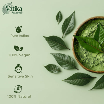 Vatika Naturals Henna Burgundy Hair Colours - 60g (6 x 10g Sachets),100% Ammonia Free, For Vibrant Color, Shine, &amp; Coverage (Packaging May Vary)
