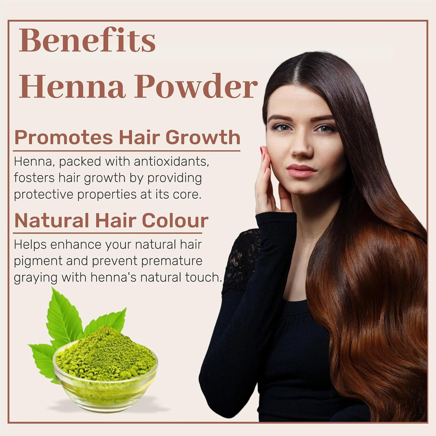 SAMYAM Pure Henna Powder - 200g Pack | Natural Hair Color, Triple Sifted Rajasthani Henna, PPD Free