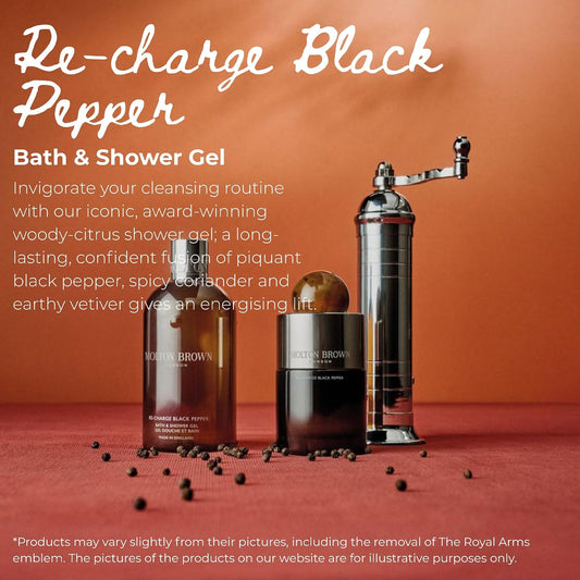 Molton Brown Re-Charge Black Pepper Bath &amp; Shower Gel 300 ml