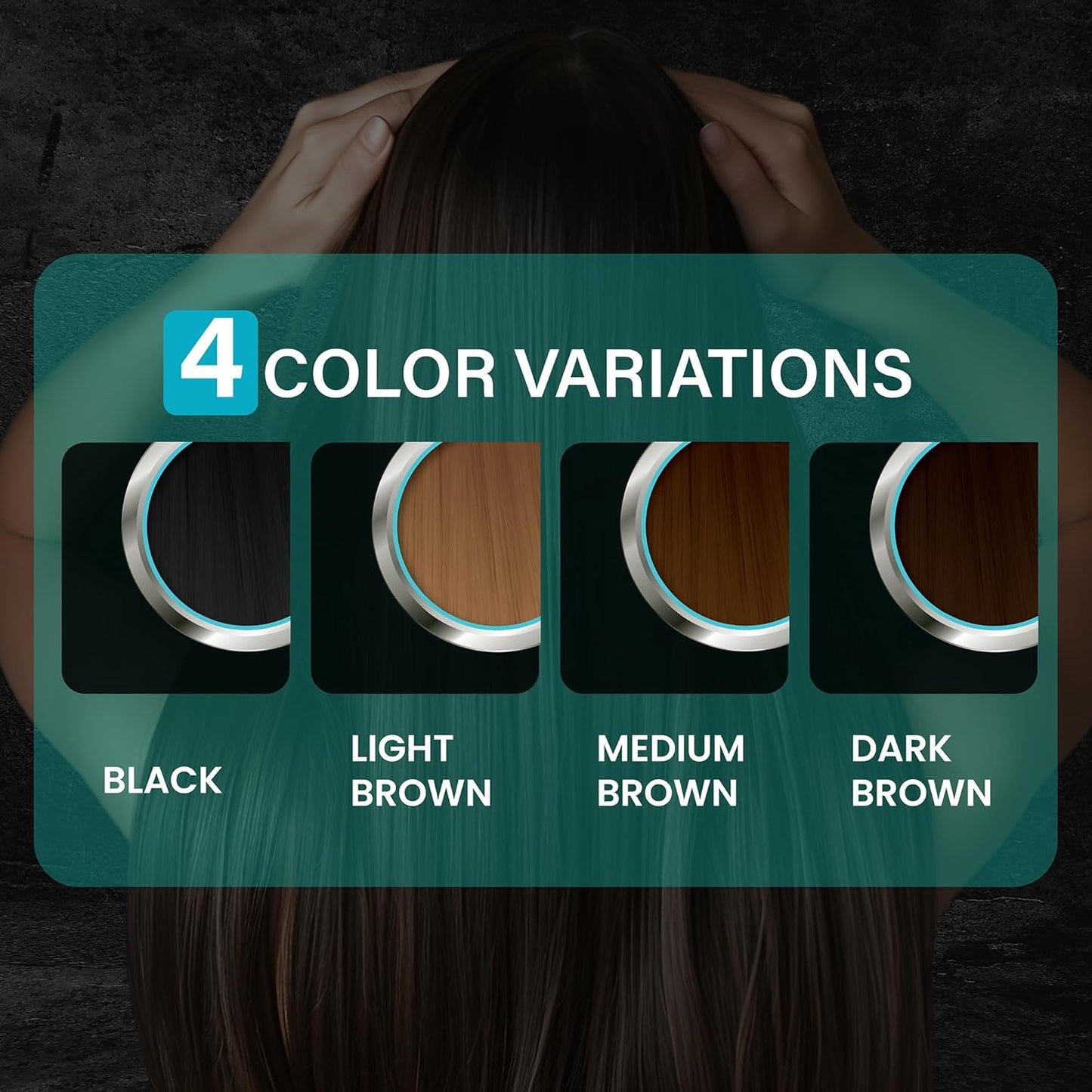 Root Touch Up &amp; Hairline Powder 10g – Covers Grey Roots &amp; Thinning Hair – Sweat &amp; Water Resistant – Hair Concealer for Bald Spots &amp; Fill-In for Men &amp; Women (Medium Brown)