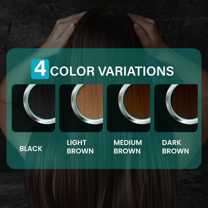 Root Touch Up &amp; Hairline Powder 10g – Covers Grey Roots &amp; Thinning Hair – Sweat &amp; Water Resistant – Hair Concealer for Bald Spots &amp; Fill-In for Men &amp; Women (Medium Brown)