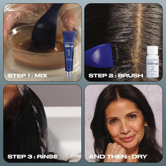 Clairol Root Touch-Up Permanent Hair Dye, 6A Light Ash Brown