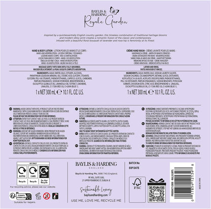 Baylis &amp; Harding Royale Garden Lavender &amp; Rosehip Tea Luxury Hand Care Gift Set (Pack of 1) - Vegan Friendly