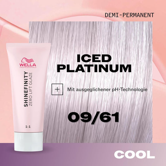 WELLA PROFESSIONALS Shinefinity Zero Lift Glaze - 09/61 Iced Platinum 60 ml