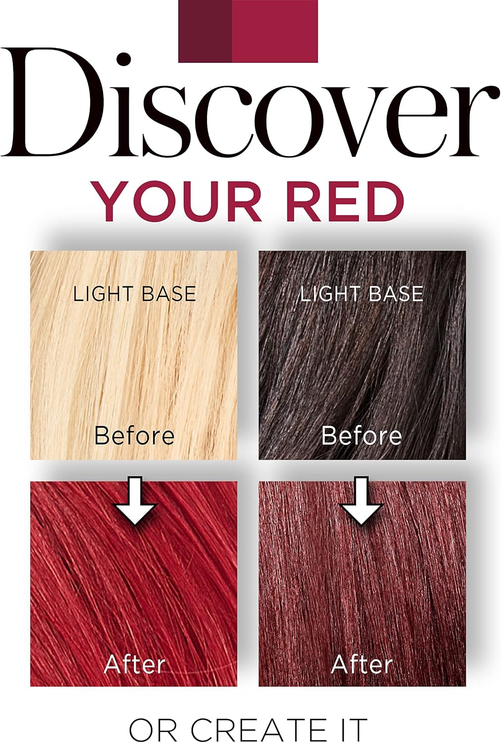 Scott Cornwall Colour Restore Deep Red Hair Dye Cream, Ammonia-Free Vegan Formula with Red Pigments, 100 ml