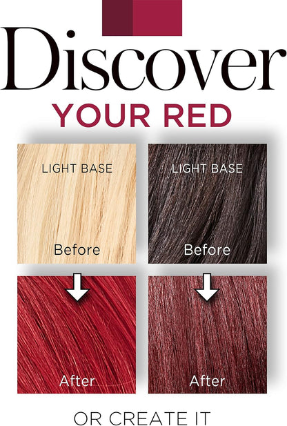 Scott Cornwall Colour Restore Deep Red Hair Dye Cream, Ammonia-Free Vegan Formula with Red Pigments, 100 ml