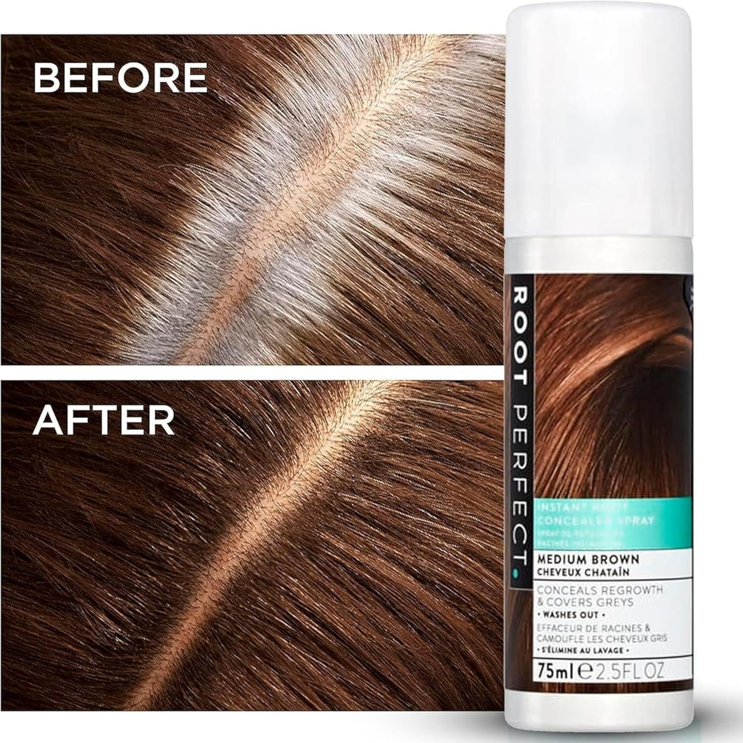 Root Perfect Dark Brown Hair Concealer: A Quick Fix That Feels Like Real Color