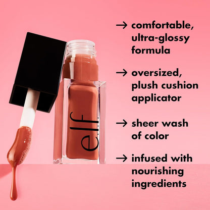e.l.f. Glow Reviver Lip Oil – Rose Envy, the glossy kiss you didn’t know you needed