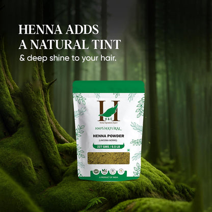 H&amp;C Neutral Henna Powder/Colorless Henna/Cassia Powder (Cassia Obovata) - 227G (1/2 Lb) | For Conditioning Your Hair Without Coloring. | Neutral henna powder derived from Cassia Obovata.