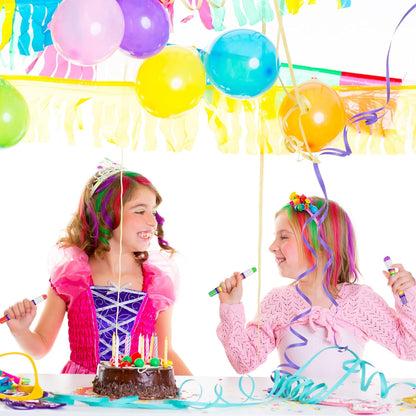 Hair Chalk Gift for Girls - 10 Pens Temporary Non-Toxic Easy Washable Hair Dye Colorful, Pens, Gift Birthday Party Girls