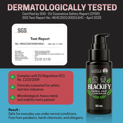 BLACKIFY – Herbal Hair Concealer for Thinning Hair and Bald Spots (50ml)