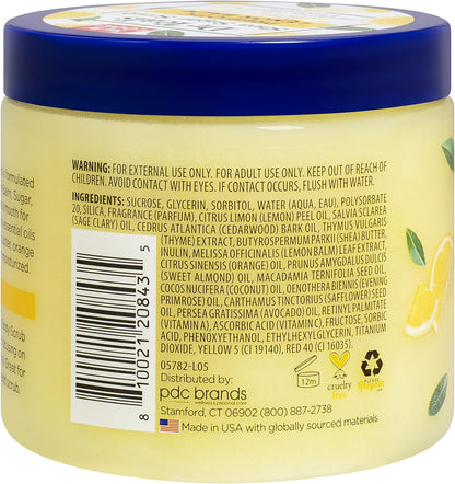 Dr Teal's Shea Sugar Scrub Prebiotic Lemon Balm 538Gm