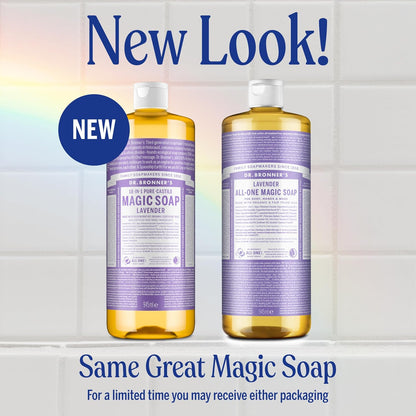 Dr Bronner's - Lavender All-One Magic Soap, 945ml Recycled Bottle