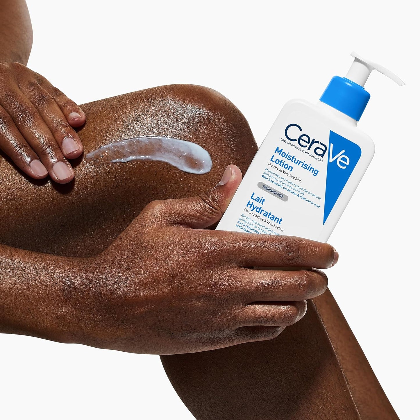 CeraVe Moisturising Lotion, for normal to very dry skin, Enriched with 3 Essential Ceramides, Hyaluronic Acid and MVe technology, CeraVe face moisturiser, Daily Hydrating Moisturiser, 473ml