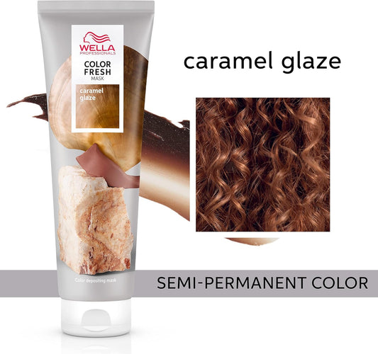 Wella Professionals Color Fresh Mask, Temporary Colour Refresh Treatment, Semi-Permanent Hair Dye, Hair Gloss Treatment for Brown Hair