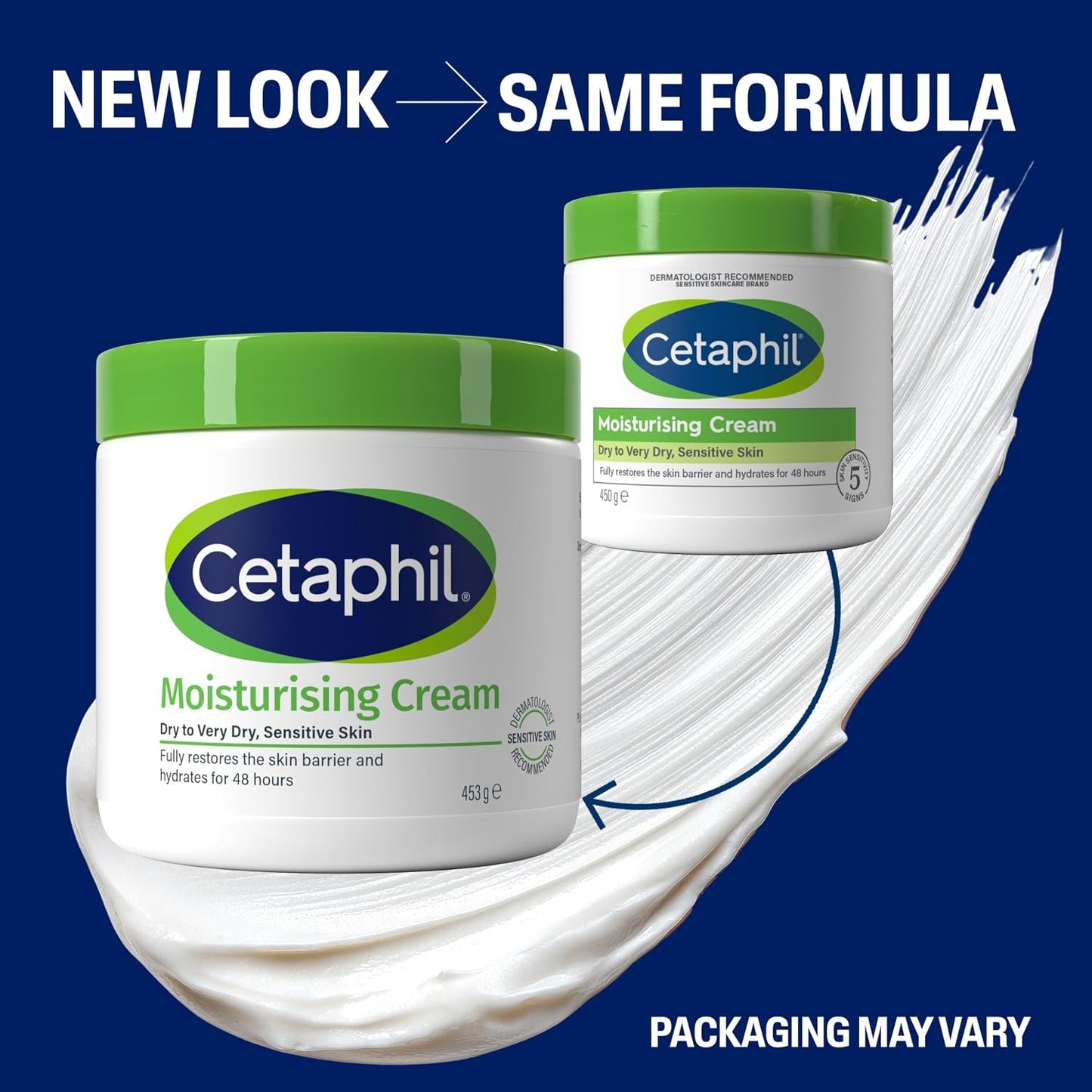 Cetaphil Body Moisturiser, 453g, Moisturising Cream For Dry to Very Dry, Sensitive Skin, With Niacinamide &amp; Vitamin E