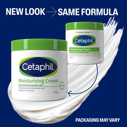 Cetaphil Body Moisturiser, 453g, Moisturising Cream For Dry to Very Dry, Sensitive Skin, With Niacinamide &amp; Vitamin E
