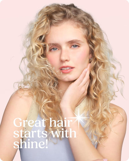 Glaze Supergloss Color Conditioning Gloss With Dispensing Pump – Hydrating Semi-Permanent Colour Hair Gloss &amp; Shine Boost – For Medium to Dark Blonde Hair – 190ml - Beach Blonde