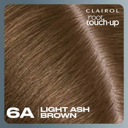Clairol Root Touch-Up Permanent Hair Dye, 6A Light Ash Brown