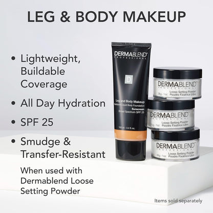 Dermablend Leg and Body Makeup, 45N Medium Bronze