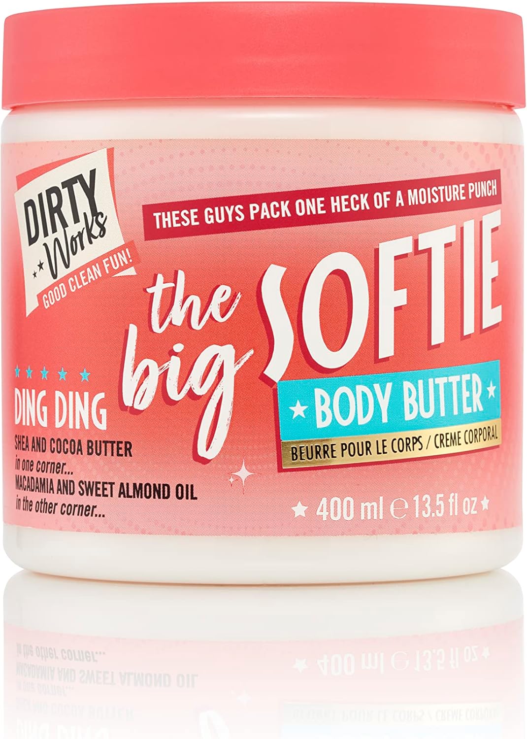 Dirty Works | The Big Softie Signature Body Butter | Shea Butter &amp; Almond Oil | 400ml | Deep Nourishment &amp; Long-Lasting Hydration