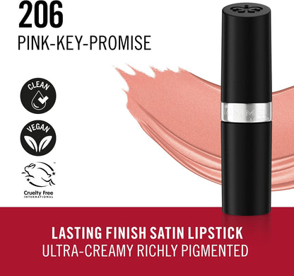 Rimmel Lasting Finish Lipstick in Nude Pink – the everyday “I‑won’t‑need‑a‑touch‑up” shade